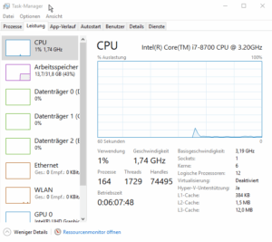 ASUS: Virtualisierung im Bios aktivieren